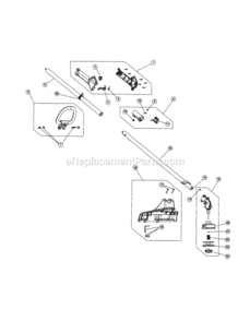 Page B Diagram and Parts List for 316791190  Craftsman Trimmer