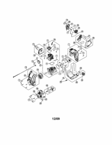 Page A Diagram and Parts List for 316791840  Craftsman Trimmer