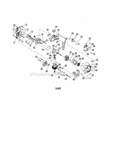 Part Location Diagram of 791-683398 MTD Fuel Line Assembly