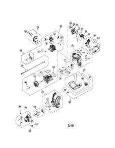 Part Location Diagram of 753-05401 MTD Module Assembly