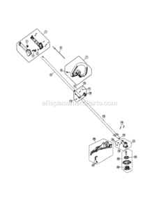 Page B Diagram and Parts List for 316791931  Craftsman Trimmer