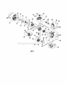 Page A Diagram and Parts List for 316794400  Craftsman Trimmer