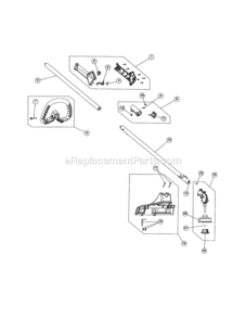 Page B Diagram and Parts List for 316794450  Craftsman Trimmer