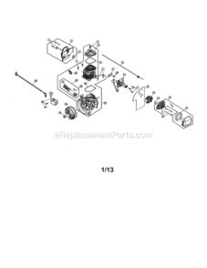 Page A Diagram and Parts List for 316794610  Craftsman Leaf Blower / Vacuum