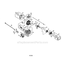 Page A Diagram and Parts List for 316794711  Craftsman Leaf Blower / Vacuum