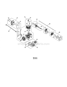 Page C Diagram and Parts List for 316794720  Craftsman Leaf Blower / Vacuum
