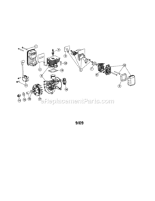 Page A Diagram and Parts List for 316794791  Craftsman Leaf Blower / Vacuum