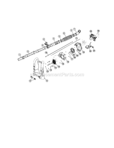 Page B Diagram and Parts List for 316794791  Craftsman Leaf Blower / Vacuum