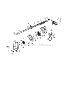 Page B Diagram and Parts List for 316794800  Craftsman Leaf Blower / Vacuum