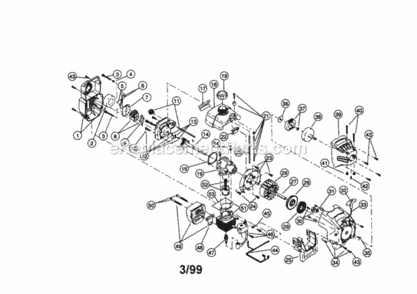 Page A Diagram and Parts List for 316795060  Craftsman Trimmer