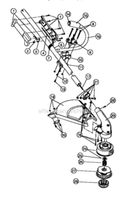 Part Location Diagram of 791-181554 Craftsman Cable Housing