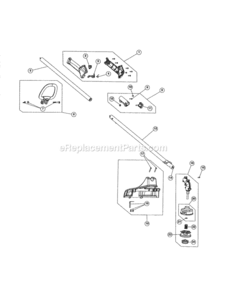 Page B Diagram and Parts List for 316990100  Craftsman Trimmer