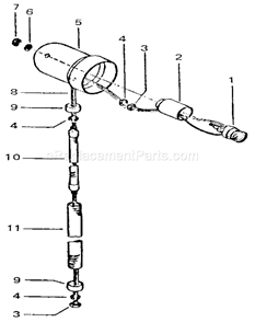 Part Location Diagram of 6069 Craftsman Sleeving