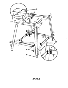 Bench Assembly Diagram and Parts List for 319211300  Craftsman Bench Grinder