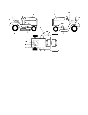 Decals Diagram and Parts List for 917256740  Craftsman Lawn Tractor