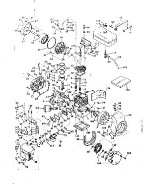 Part Location Diagram of 630992A Craftsman Carburetor