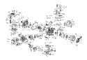 Engine Diagram and Parts List for 31AM63TF799  Craftsman Snow Blower