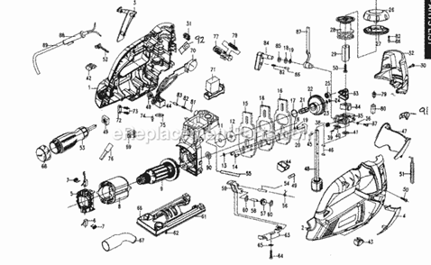 Part Location Diagram of 3121459000 Craftsman Cover, Switch