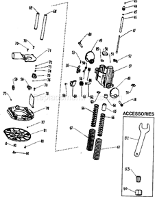 Part Location Diagram of 3121635000 Craftsman Handle