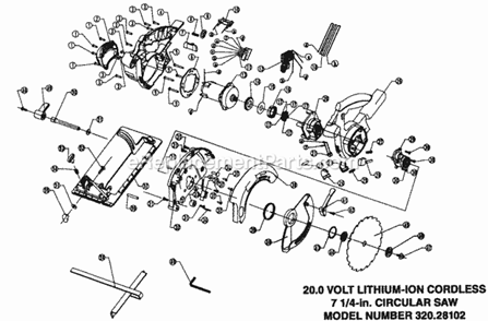 Part Location Diagram of 5610039000 Craftsman Screw