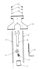 Accessories Diagram and Parts List for 32028190  Craftsman Router