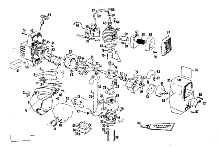 Part Location Diagram of 24722 Craftsman Fuel fltr wt