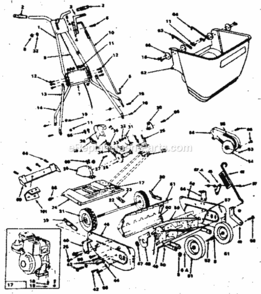 Part Location Diagram of 1106 Craftsman Bush Taper B