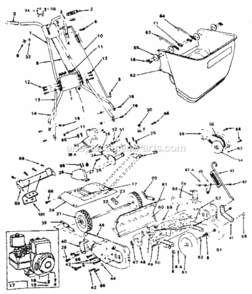 Part Location Diagram of 6045-A Craftsman Axle