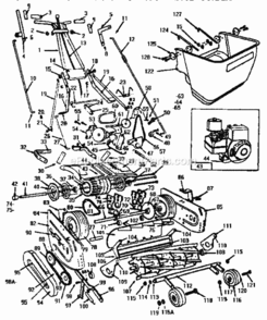 Page A Diagram and Parts List for 328375202  Craftsman Lawn Mower