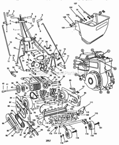 Page A Diagram and Parts List for 328395200  Craftsman Lawn Mower