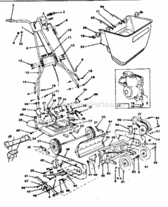 Part Location Diagram of 1013AS Craftsman Throttle Control