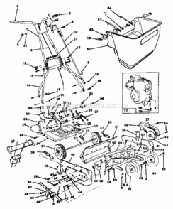 Part Location Diagram of 19992 Craftsman Engine