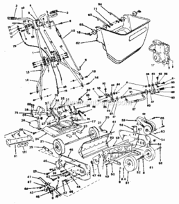 Page A Diagram and Parts List for 328915301  Craftsman Lawn Mower