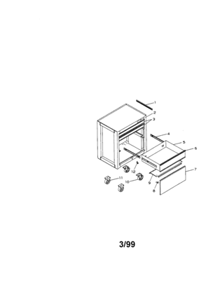 Part Location Diagram of A15173 Craftsman Organizer