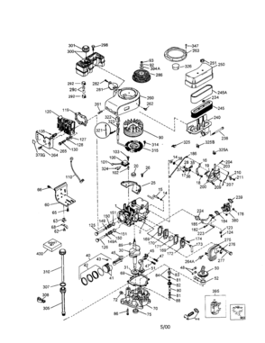Part Location Diagram of 35234 Craftsman Ground Wire