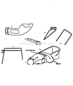 Part Location Diagram of 2415 Craftsman Frame