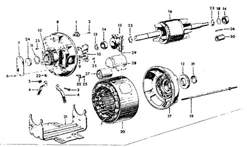 Part Location Diagram of 37166 Tecumseh Air Cleaner Bracket