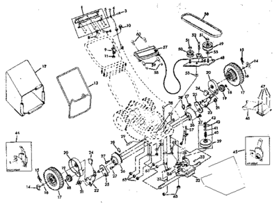 Part Location Diagram of 79777 Craftsman Gear case kit