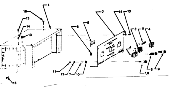 Control Panel Cover Diagram and Parts List for 580321811  Craftsman Engine