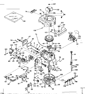 Part Location Diagram of 32885A Craftsman Crankshaft
