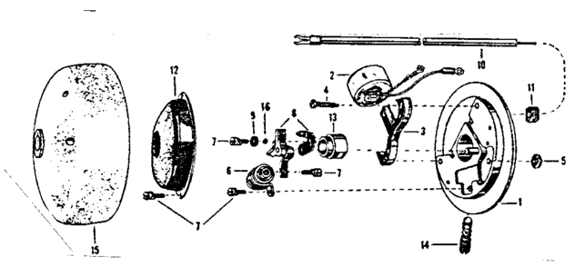 Part Location Diagram of 9889M Craftsman File