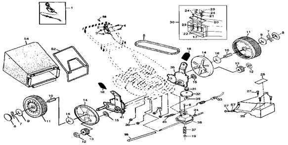 Part Location Diagram of 12000057 Craftsman Lawn mower e-ring