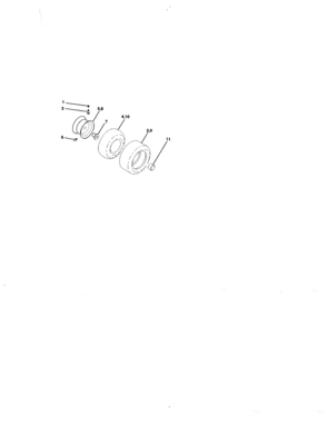 Wheels And Tires Diagram and Parts List for 917272454  Craftsman Lawn Tractor