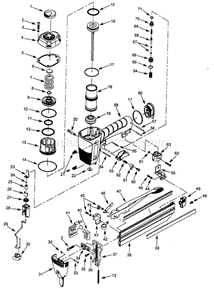 Page A Diagram and Parts List for 351181760  Craftsman Nailer