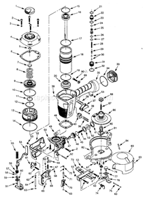 Page A Diagram and Parts List for 351181800  Craftsman Nailer