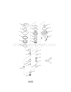 Part Location Diagram of SC06133.00 Craftsman O-Ring 19.