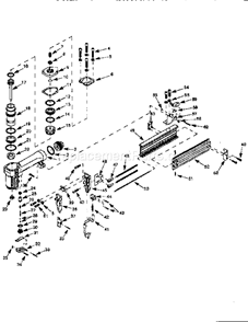 Page A Diagram and Parts List for 351183230  Craftsman Nailer