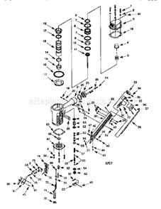 Page A Diagram and Parts List for 351183290  Craftsman Nailer