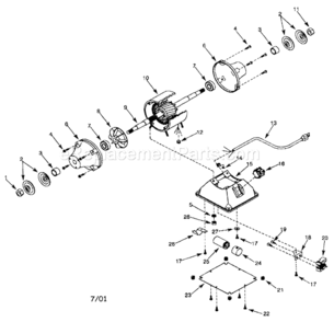 Part Location Diagram of 105800 Craftsman Grommet