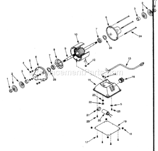 Part Location Diagram of 29809 Generac Nut Hex 5/16-18 Brass